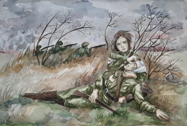 Рисунки на военную тему