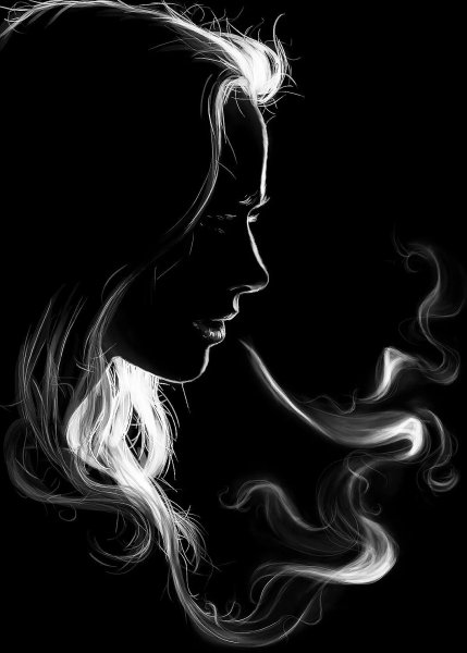 Граттаж Лев