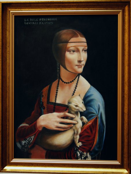 Портрет дамы с горностаем Леонардо да Винчи