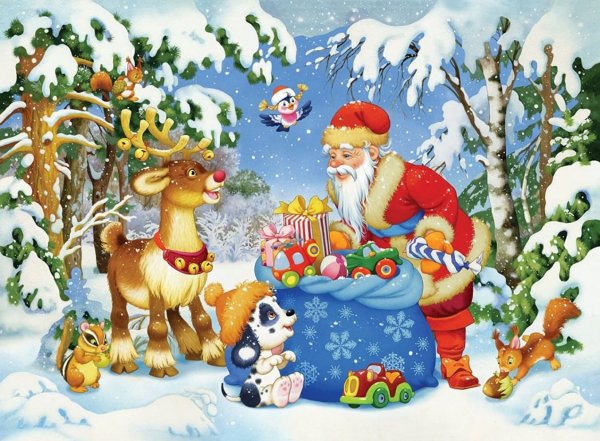 Пазл новогодний