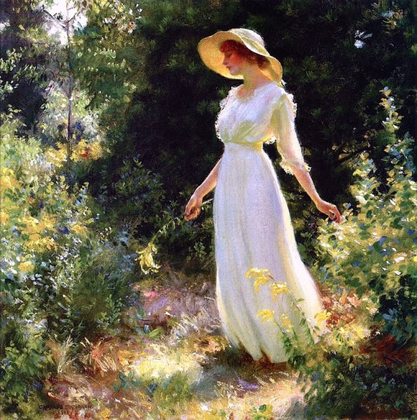Художник Charles-Courtney Curran (1861-1942).