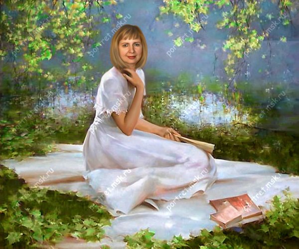 Тургеневская девушка художник АН Хи