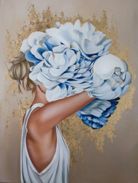 Картина по номерам девушка