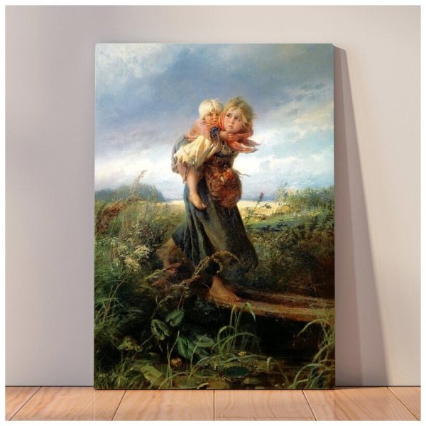 Дети бегущие от грозы Третьяковская галерея