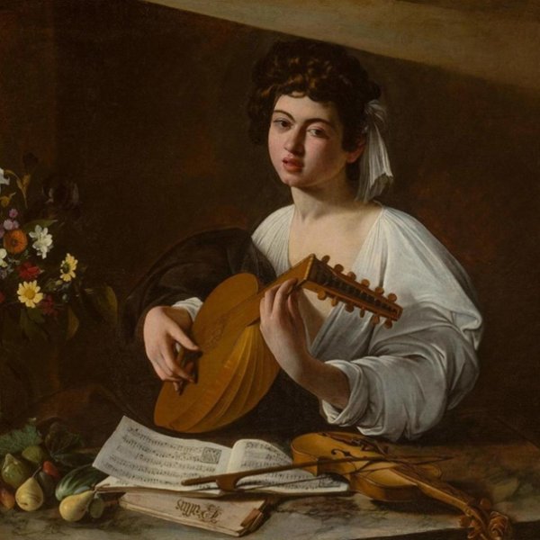 Караваджо лютнист Эрмитаж