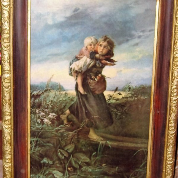 Дети, бегущие от грозы, 1872