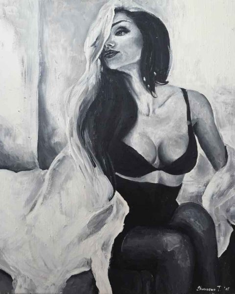 Живопись чб