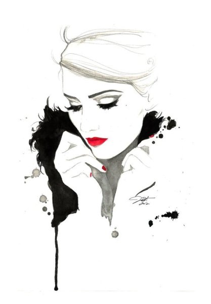 Графический образ девушки