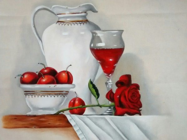 Картина Тоскана вино