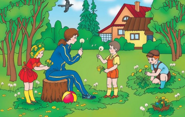 Картина одуванчики Гербова