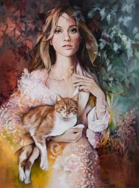 Китайская художница Венди Энджи