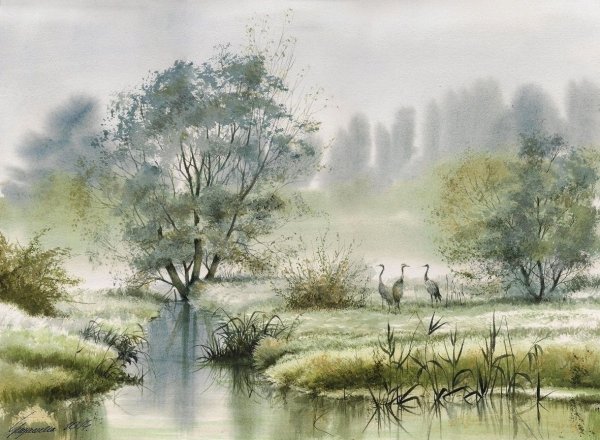 Акварелисты пейзажисты