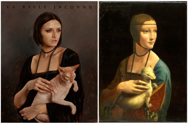 Дама с горностаемлеонардо Авинчи