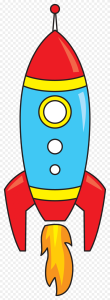 Ракета мультяшная
