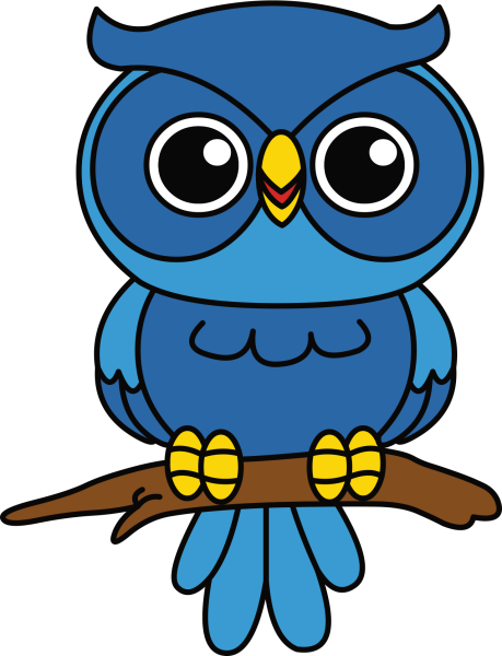 Сова мультяшная