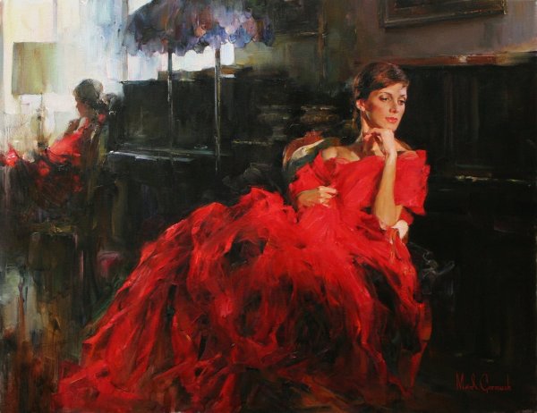 Женщина в Красном Михаил и Инесса Гармаш