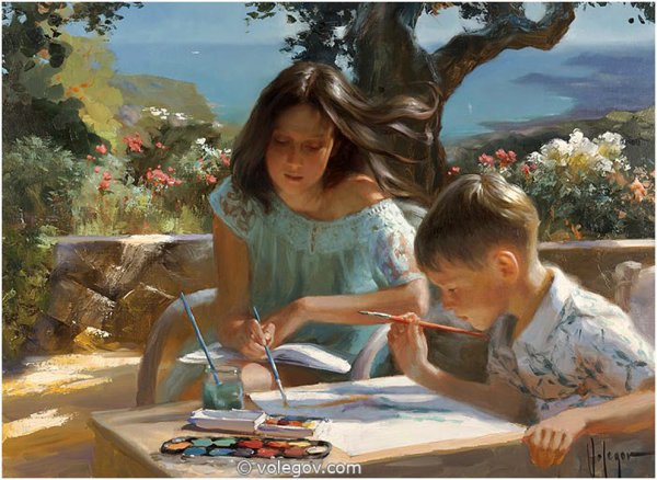 Владимир Волегов картины мама