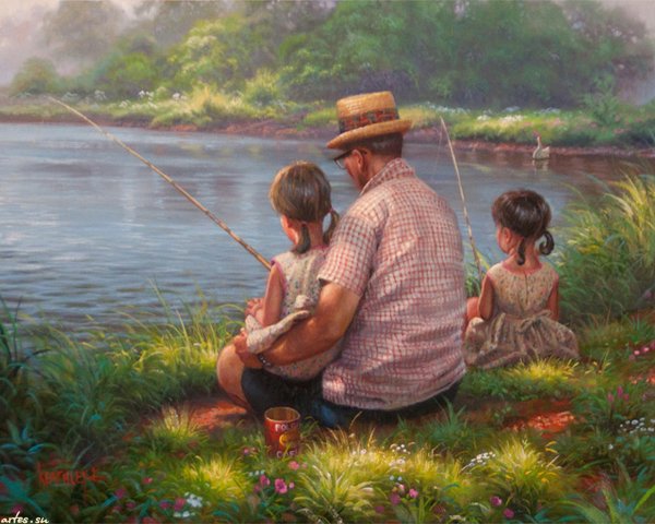 Художник Mark Keathley рыбалка