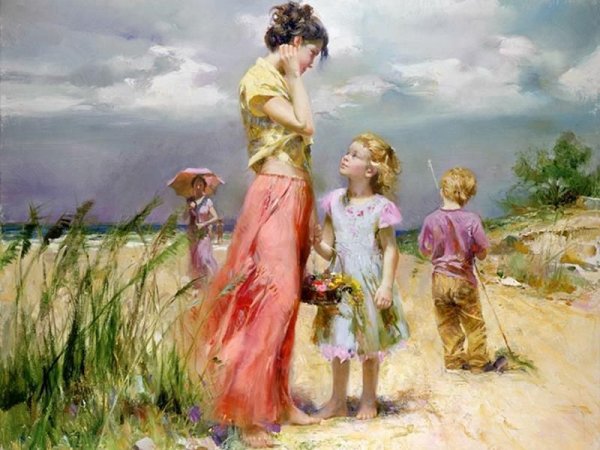 Пиано Даени мать и дитя