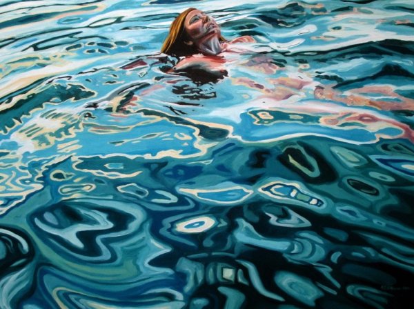 Картина бассейн