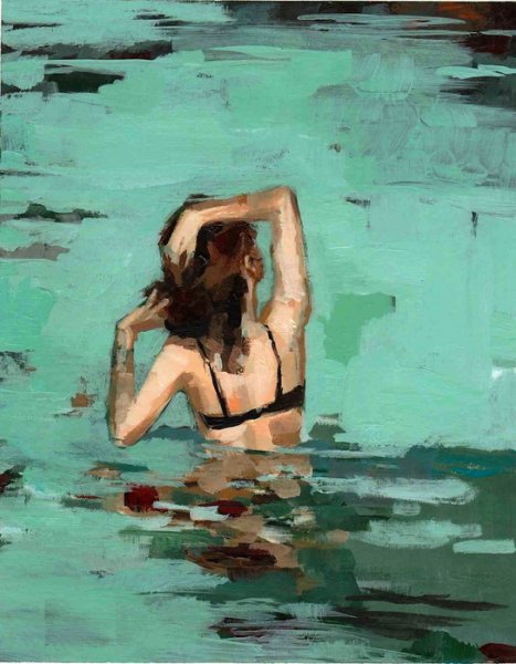 Женщина вода