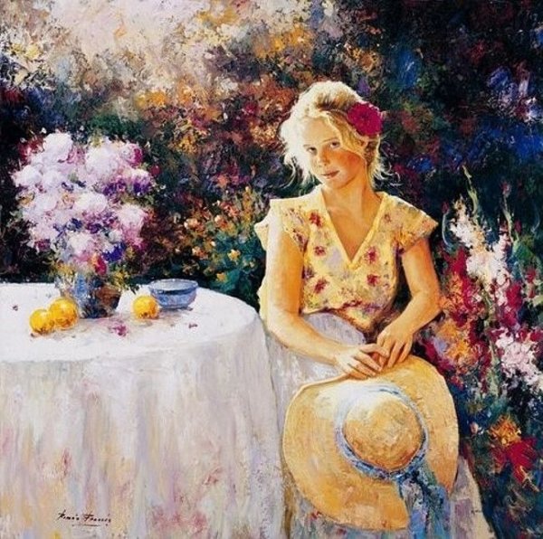 Испанский художник Jose Miguel Roman Frances