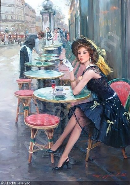 Картина Константина Разумова Париж