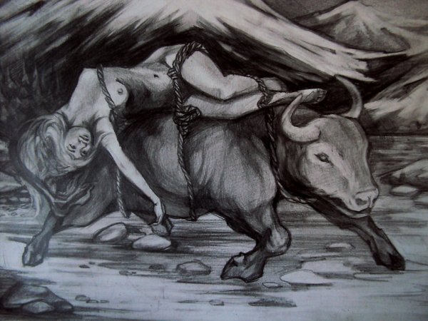 Минотавр Пасифая картина