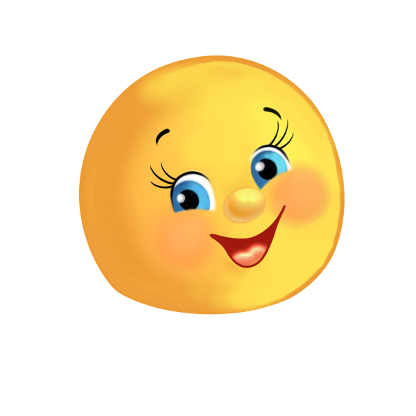 Колобок на белом фоне