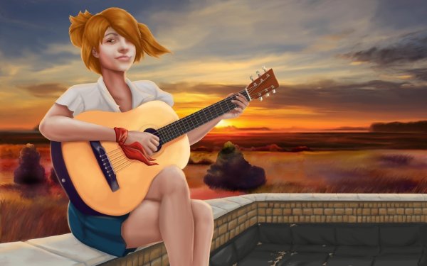 Алиса с гитарой Бесконечное лето