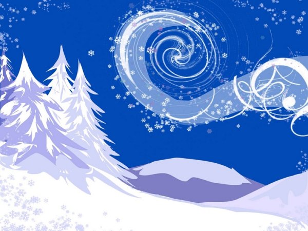 Метель рисунок