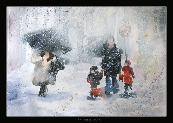 Изображение вьюги для детей