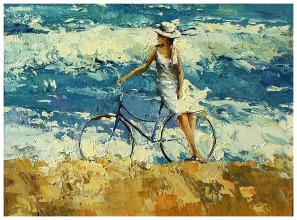 Картина море Алексея Зайцева