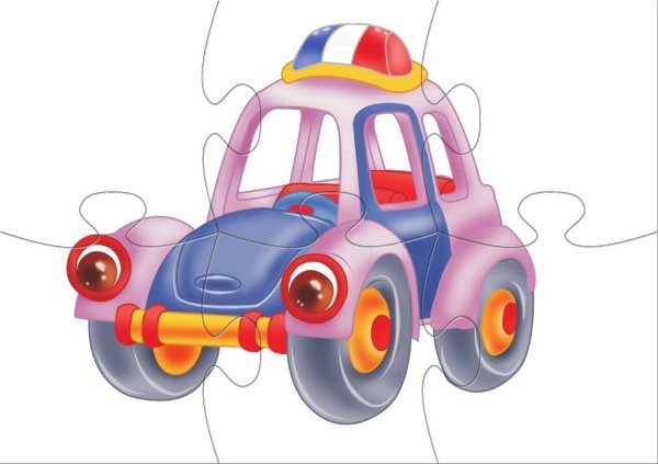 Машинка на прозрачном фоне