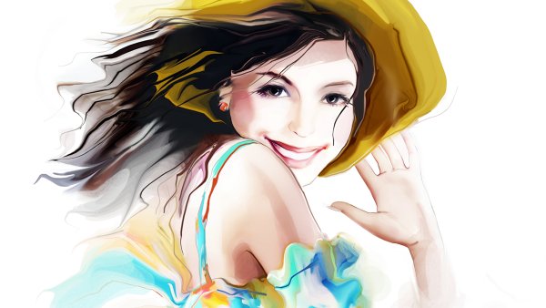 Женщина рисунок