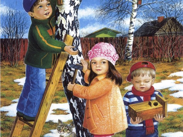 Весна для дошкольников