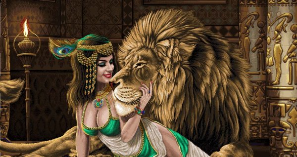 Клеопатра Египетская царица со львом
