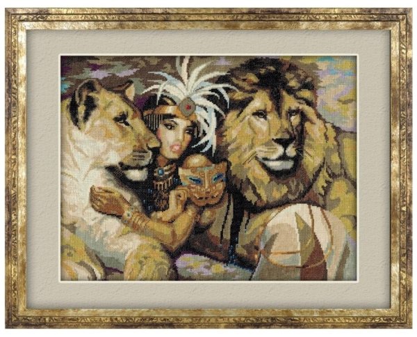 Алмазная мозаика богиня Африки