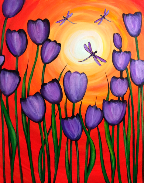 Цветы гуашью для начинающих