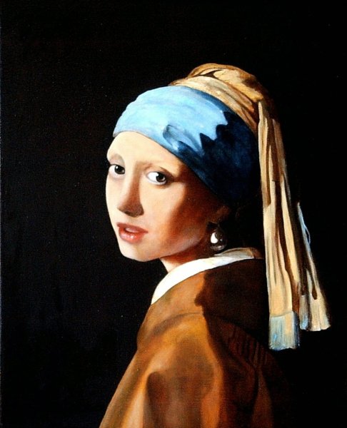 Ян Вермеер дама с жемчужной сережкой