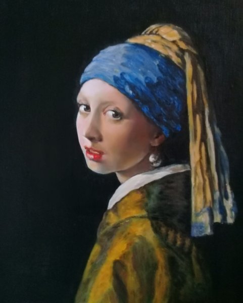 Ян Вермеер Дельфтский девушка с жемчужной сережкой». 1665.