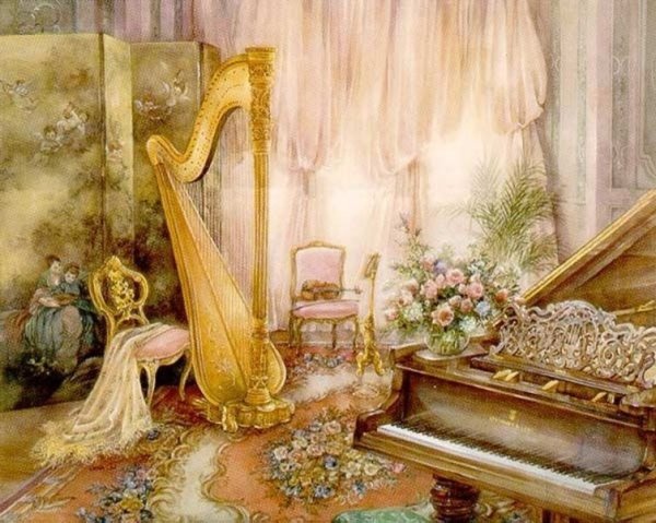 Арфа древняя Греция