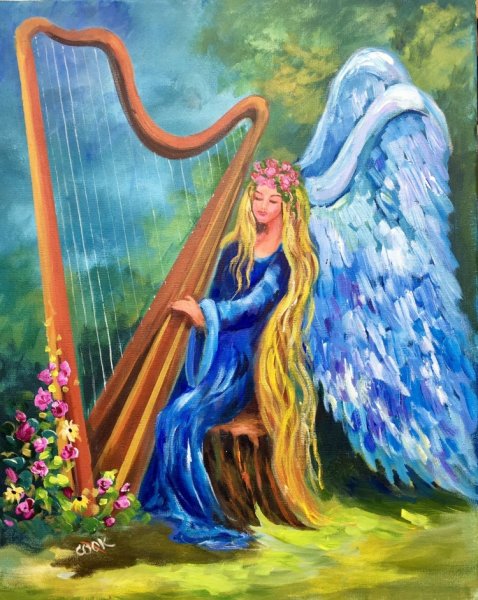 Арфистка 18 век