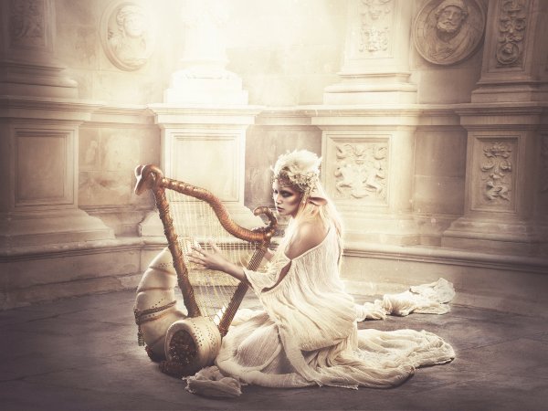 Арфа живопись