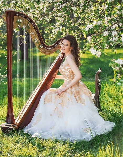 Арфа живопись