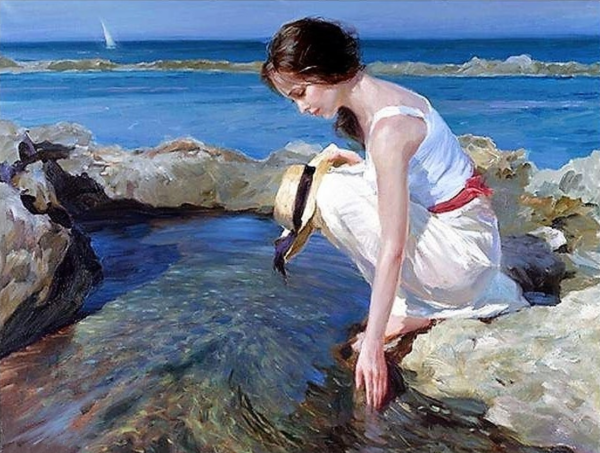 Волегов Владимир картины море