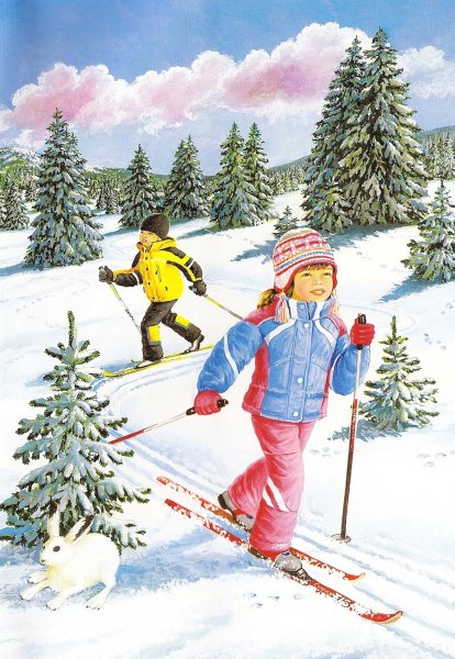 Зимний забор