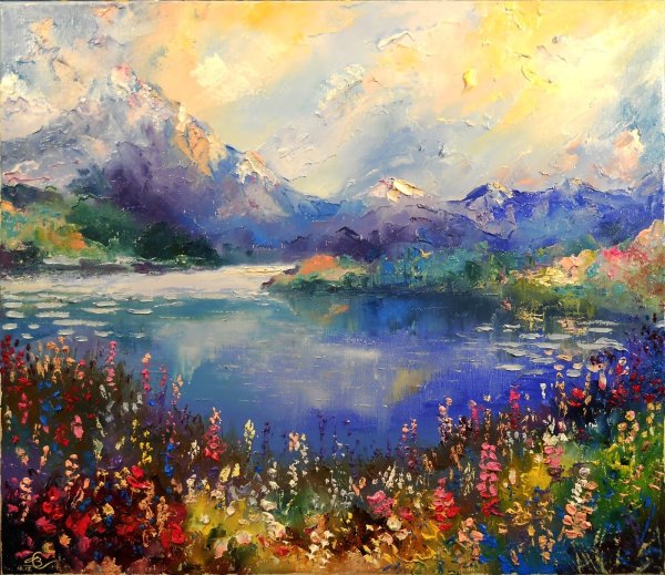 Пастозная живопись мастихином