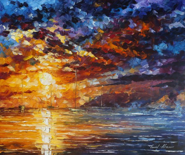 Художник Леонид Афремов море солнце