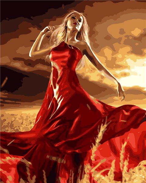 Дама в Красном платье